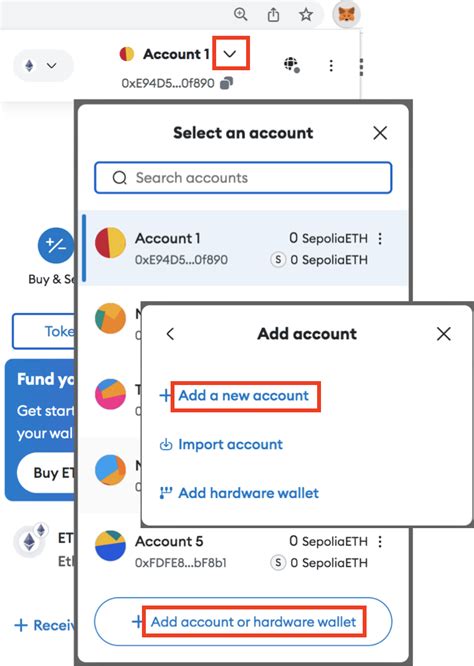 Metamask: Using test accounts on testnets
